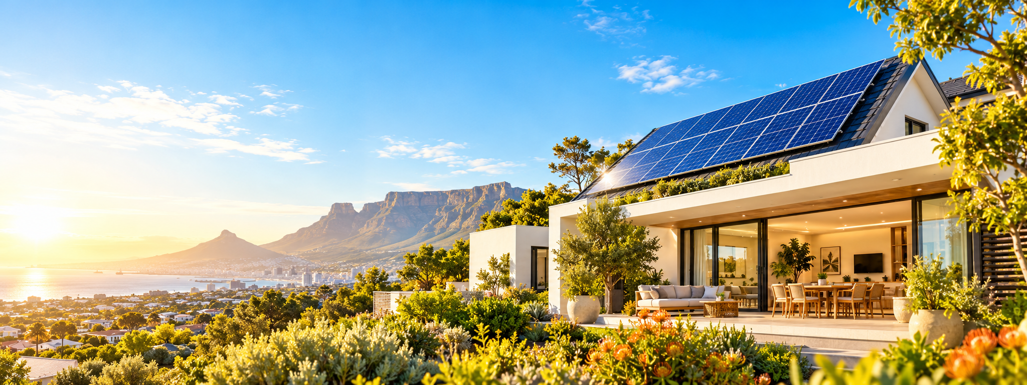 South African solar-powered home